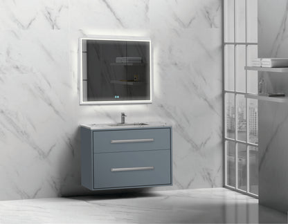 Apogee 36" Wall hung Vanity Cabinet