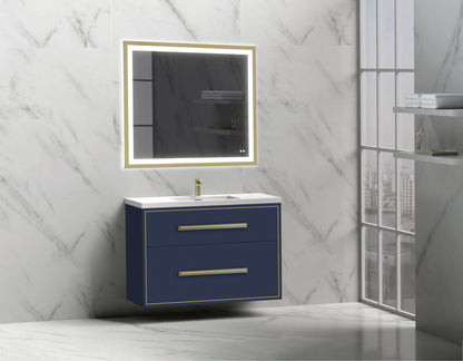 Apogee 42" Wall hung Vanity Cabinet