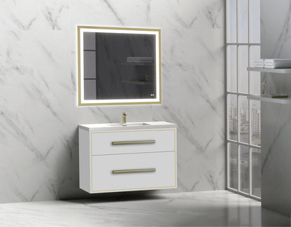 Apogee 42" Wall hung Vanity Cabinet