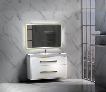 Apogee 48C" Wall hung Vanity Cabinet