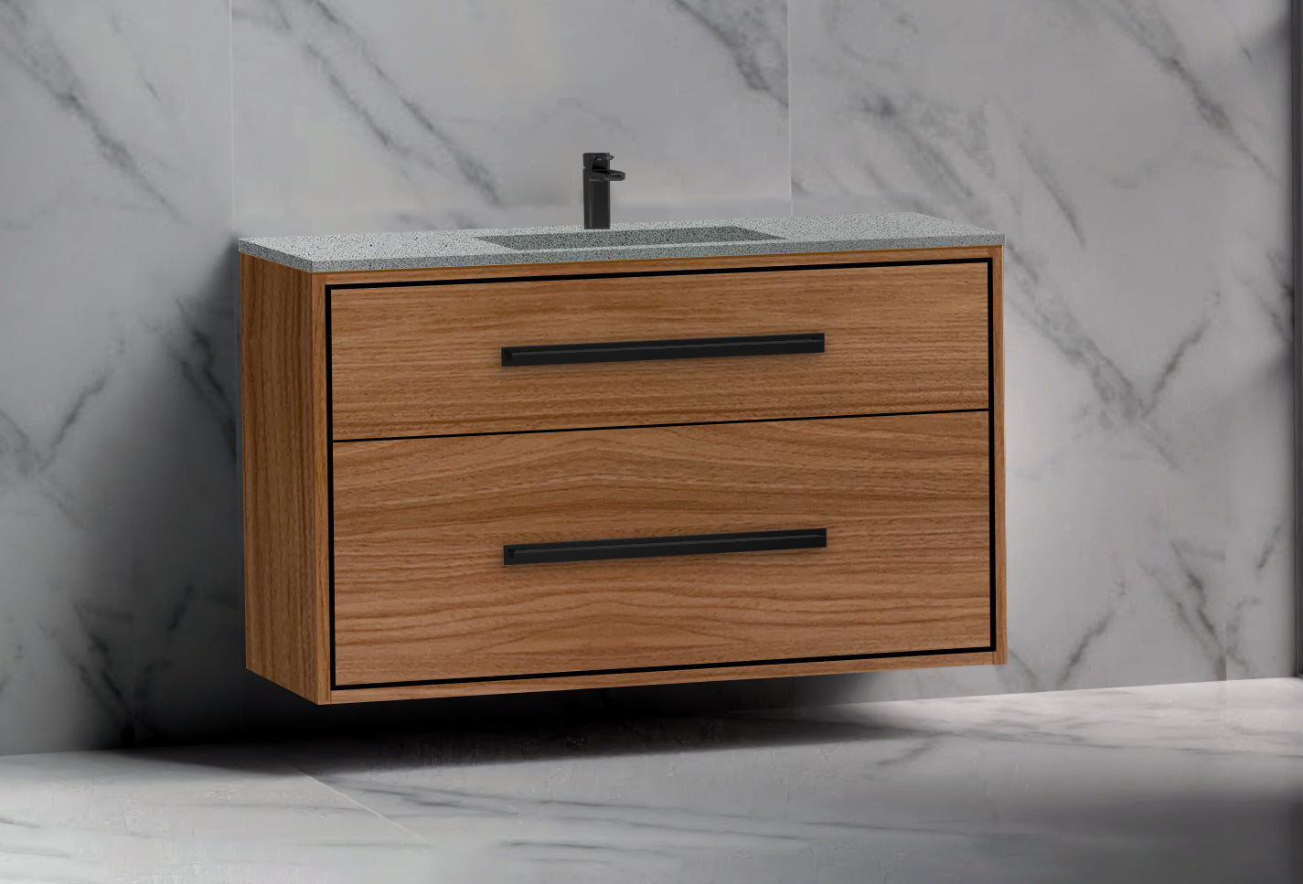 Apogee 48C" Wall hung Vanity Cabinet