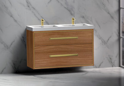 Apogee 48D" Wall hung Vanity Cabinet