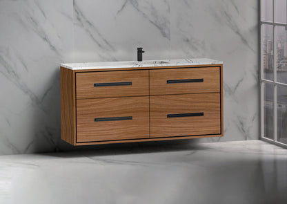 Apogee 60C" Wall hung Vanity Cabinet