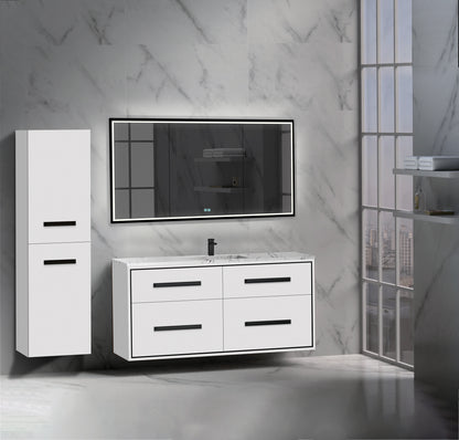 Apogee 60C" Wall hung Vanity Cabinet