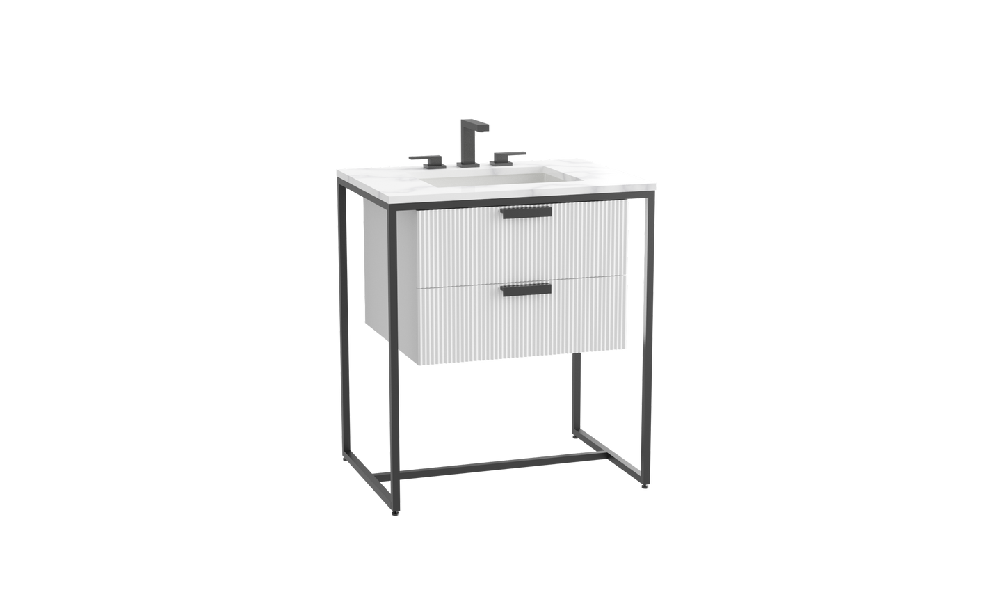Trapezio 30" Free Standing Cabinet
