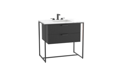 Trapezio 36" Free Standing Cabinet