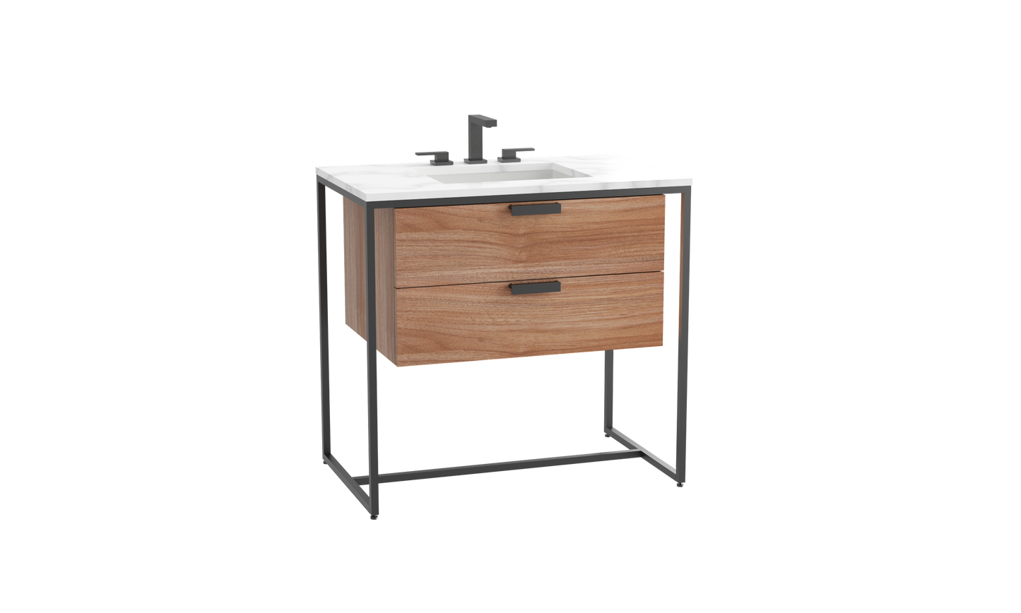 Trapezio 36" Free Standing Cabinet