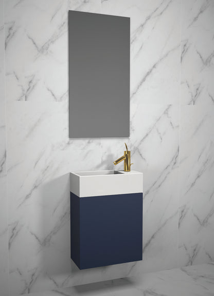 Petite 19" Wall Hung Vanity Cabinet