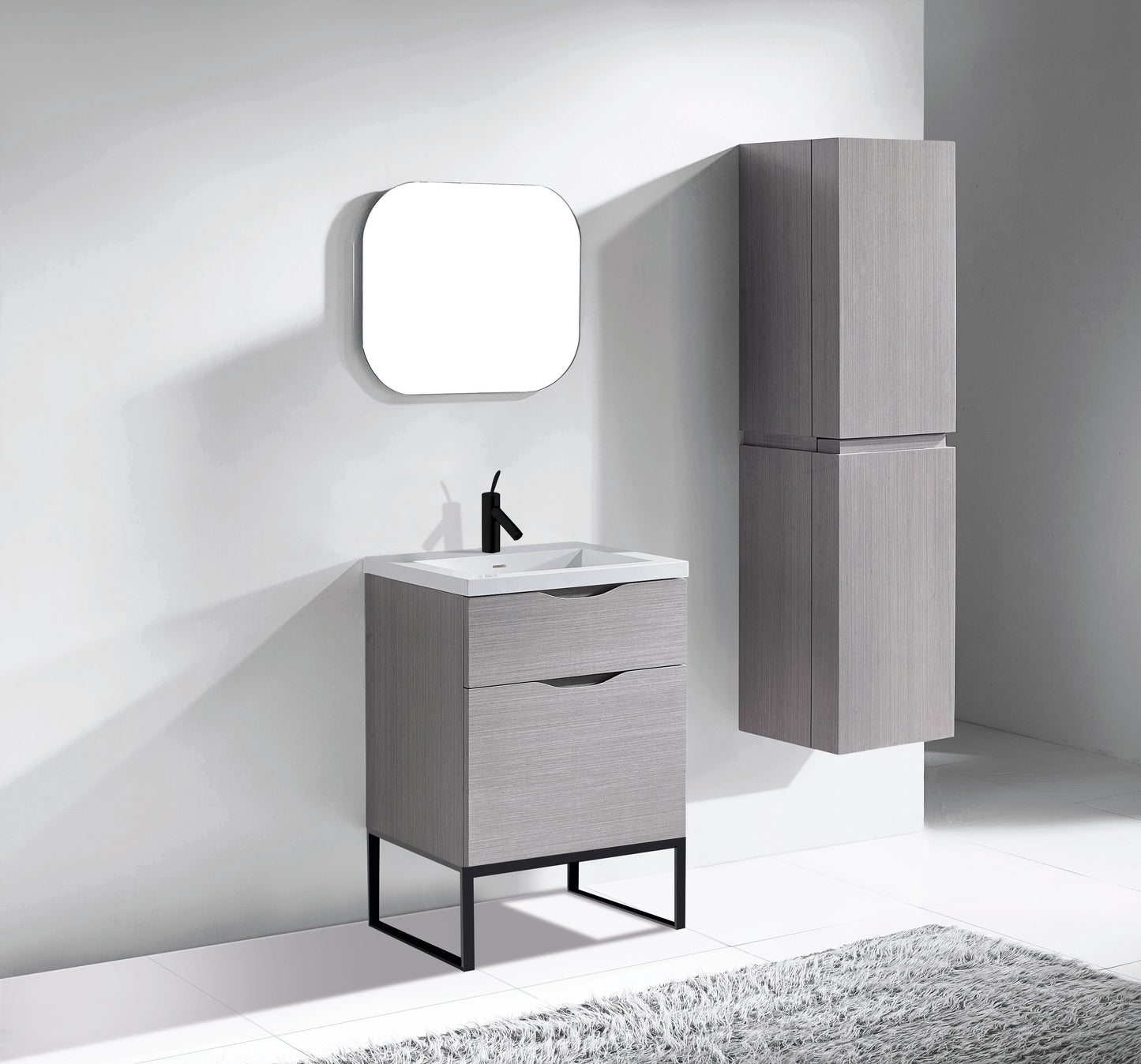 Milano 24" Free Standing Vanity Cabinet