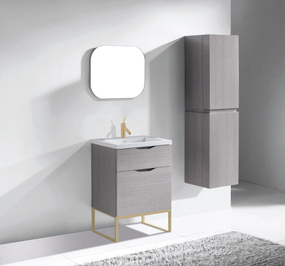 Milano 24" Free Standing Vanity Cabinet