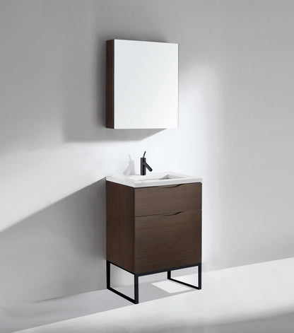 Milano 24" Free Standing Vanity Cabinet