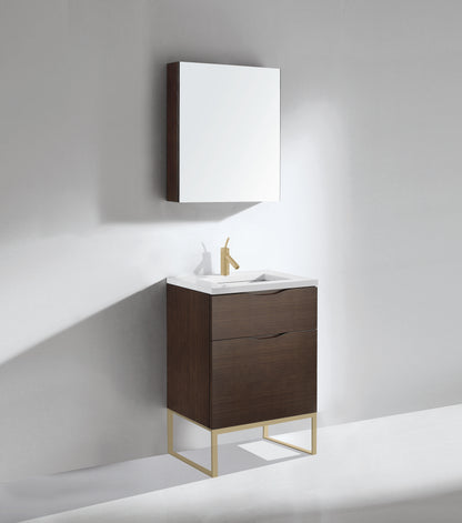 Milano 24" Free Standing Vanity Cabinet