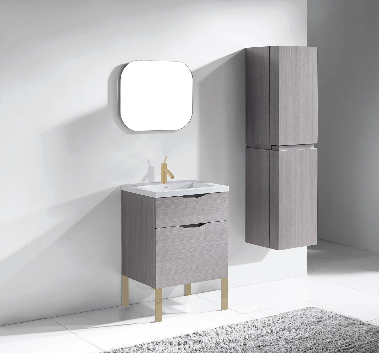 Milano 24" Free Standing Vanity Cabinet