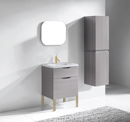 Milano 24" Free Standing Vanity Cabinet