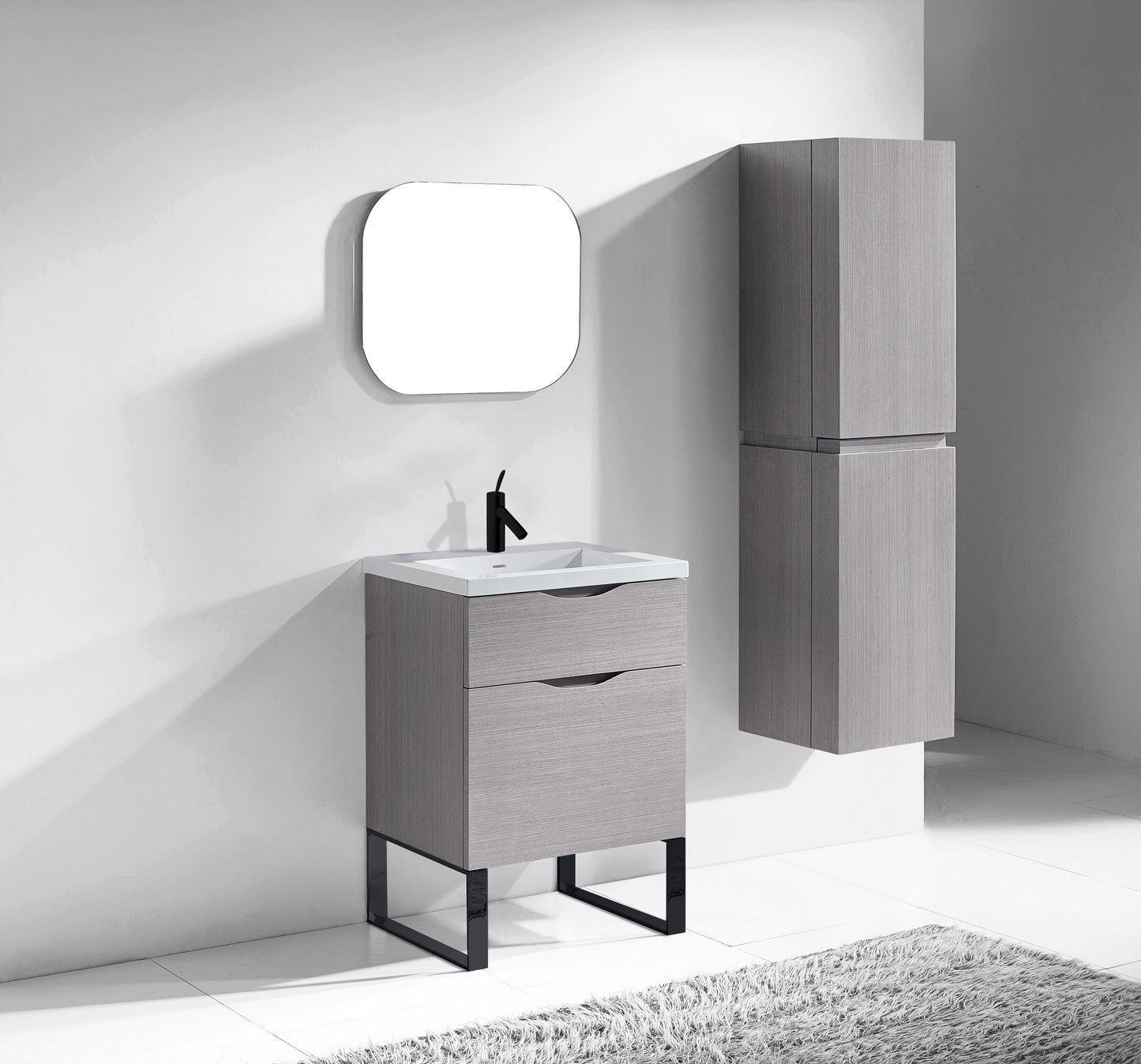 Milano 24" Free Standing Vanity Cabinet
