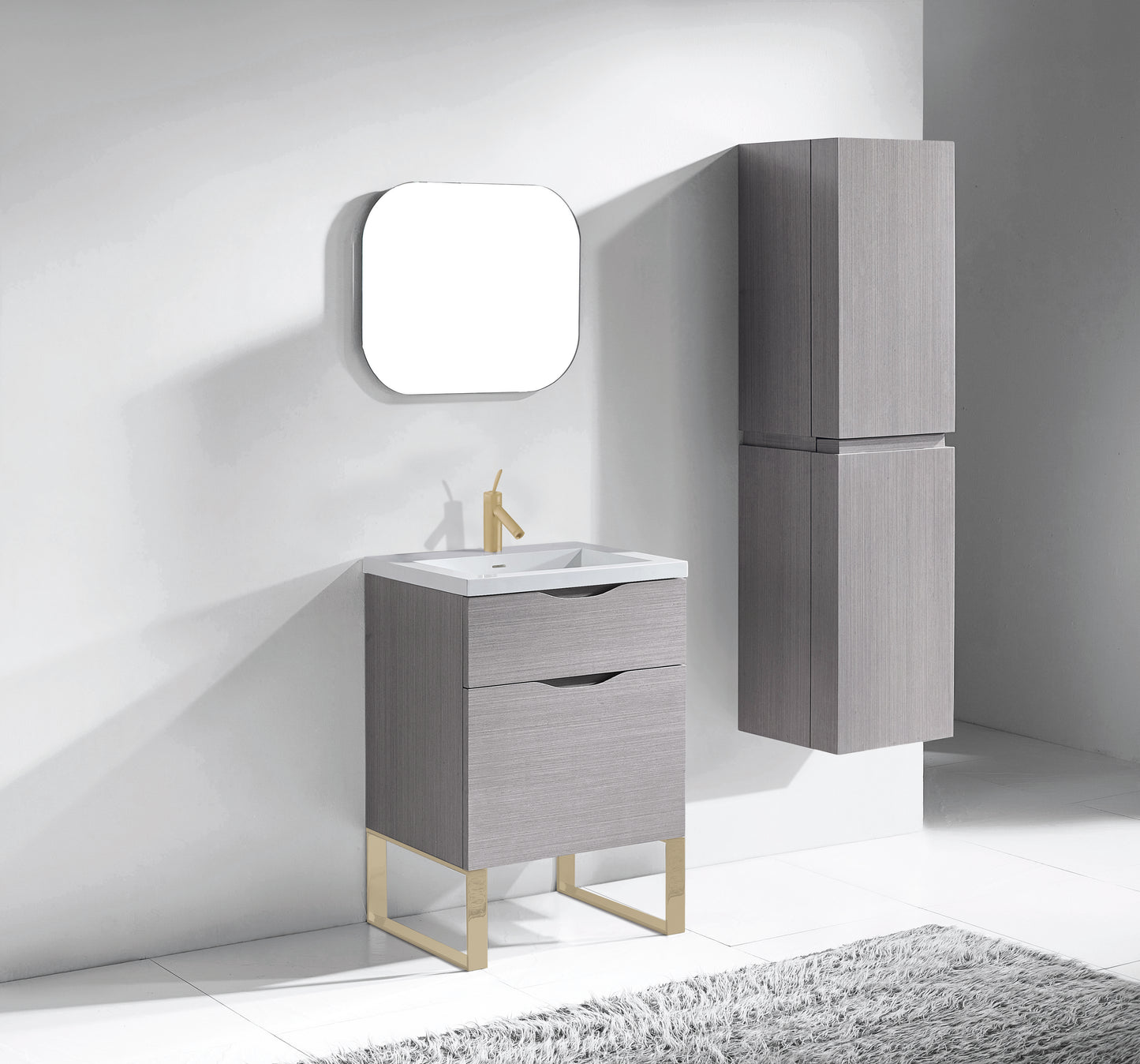 Milano 24" Free Standing Vanity Cabinet