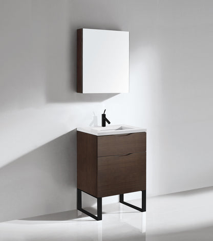 Milano 24" Free Standing Vanity Cabinet