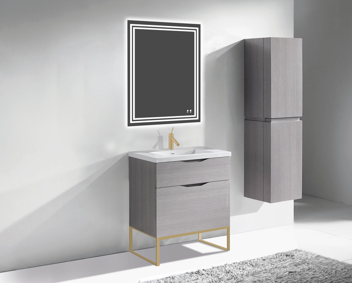 Milano 30" Free Standing Vanity Cabinet