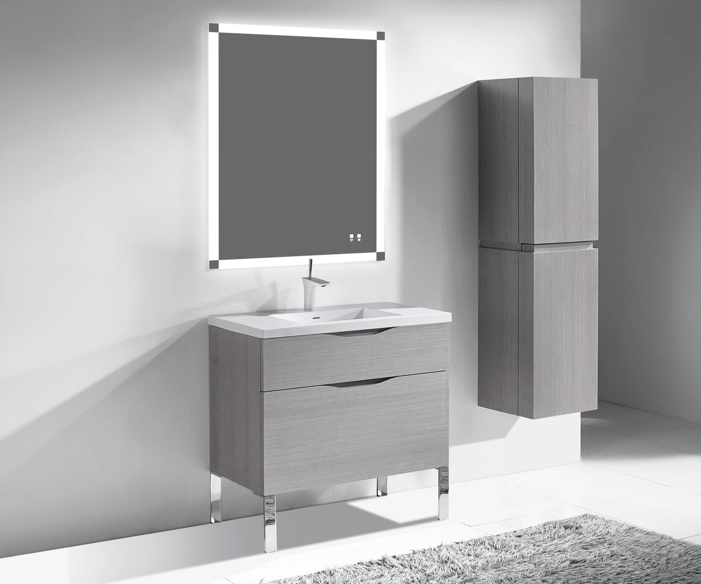Milano 36" Free Standing Vanity Cabinet