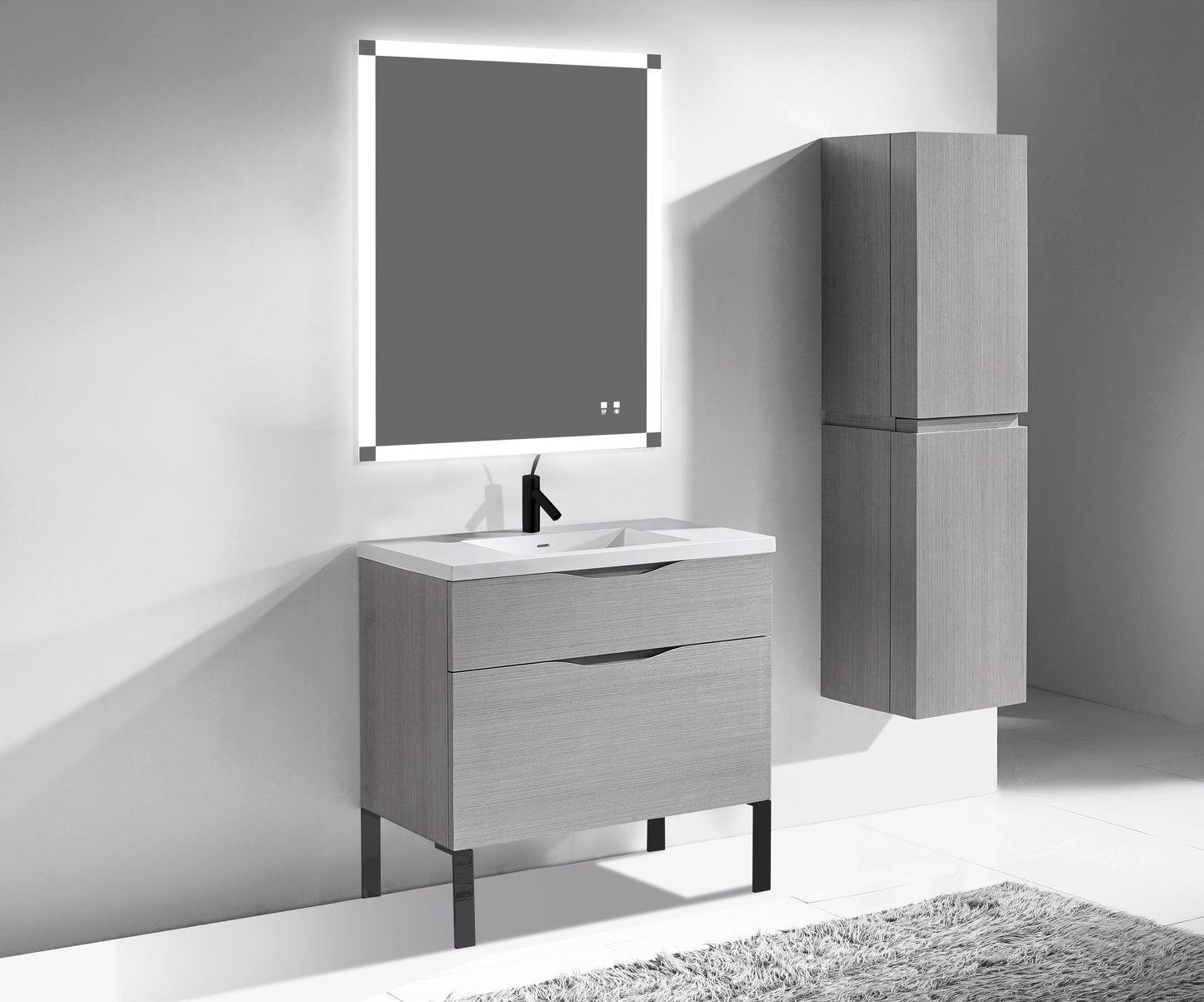 Milano 36" Free Standing Vanity Cabinet