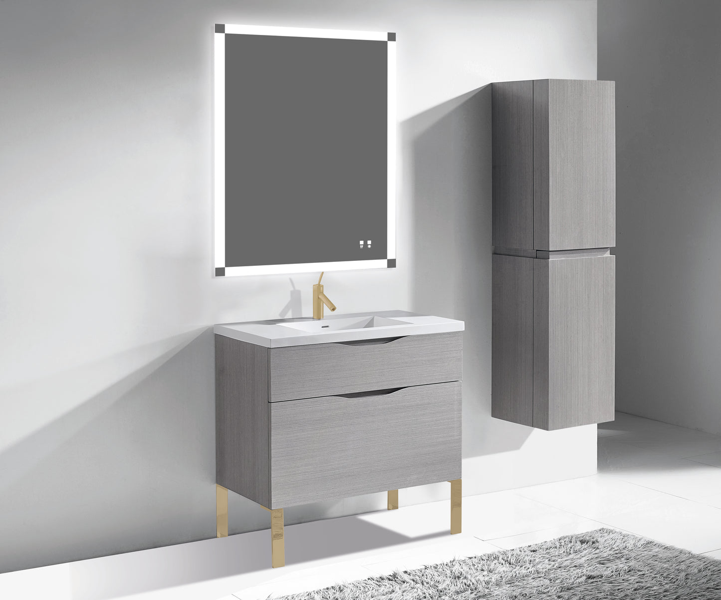 Milano 36" Free Standing Vanity Cabinet