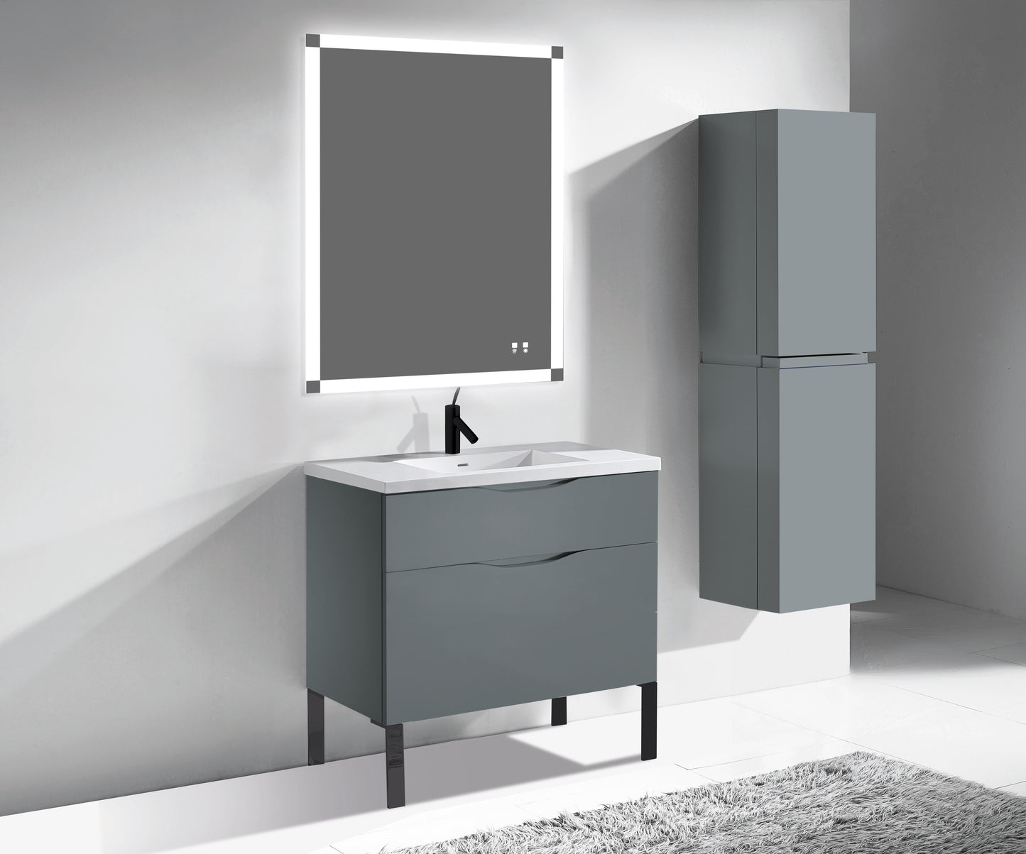 Milano 36" Free Standing Vanity Cabinet