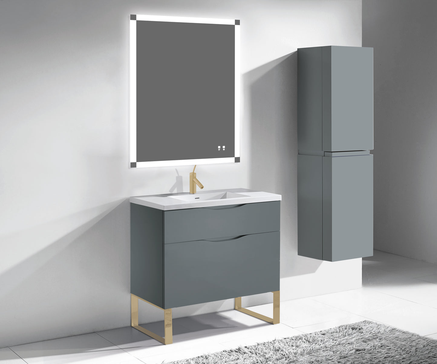 Milano 36" Free Standing Vanity Cabinet