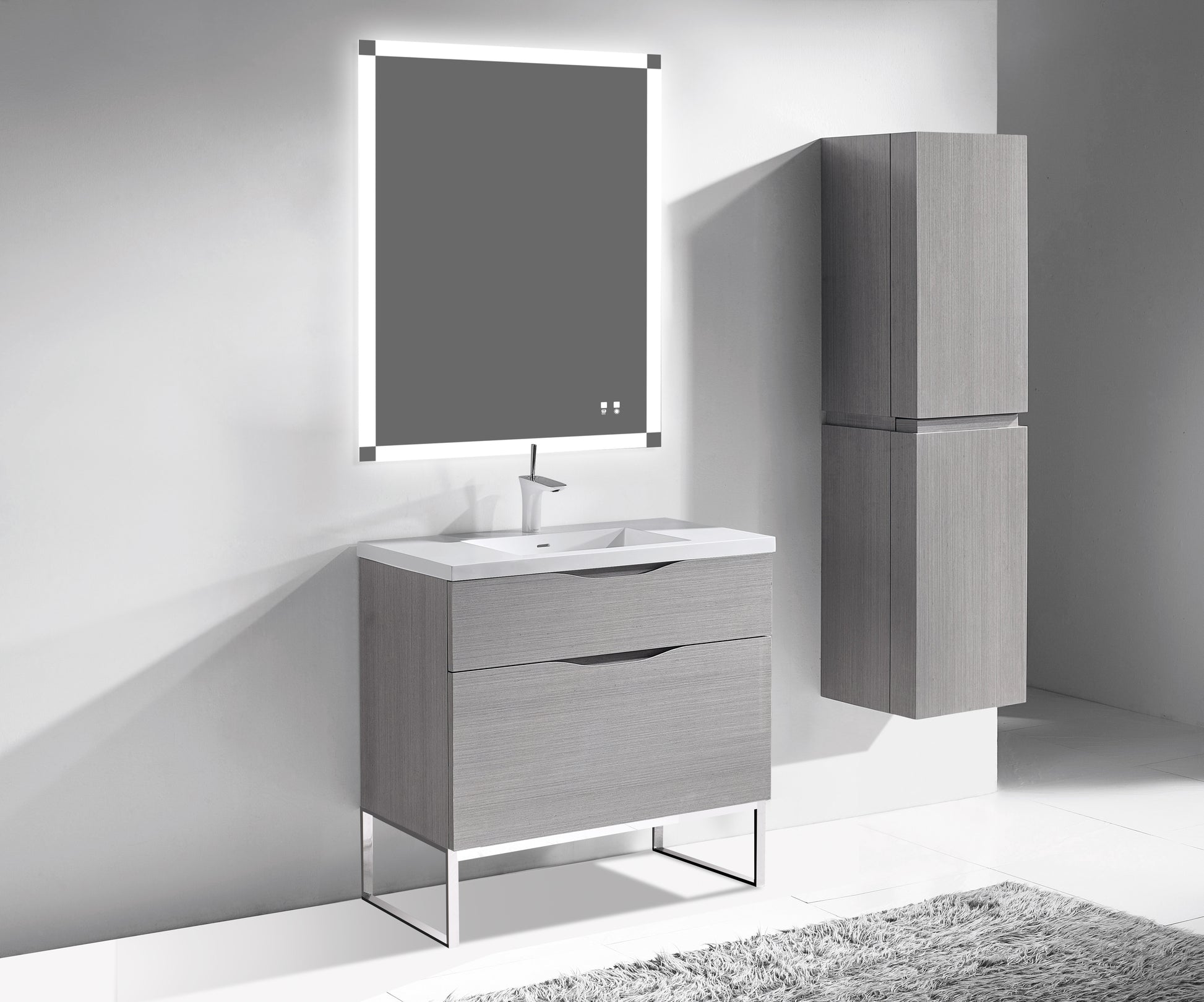Madeli Milano 42" Free Standing Vanity Cabinet