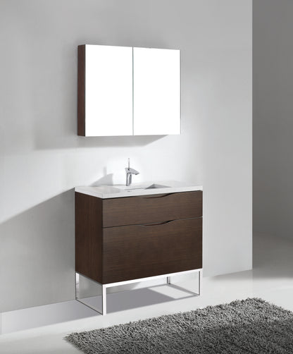 Milano 42" Free Standing Vanity Cabinet