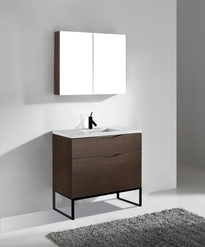 Milano 42" Free Standing Vanity Cabinet