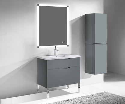 Milano 42" Free Standing Vanity Cabinet