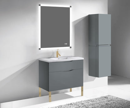 Milano 42" Free Standing Vanity Cabinet