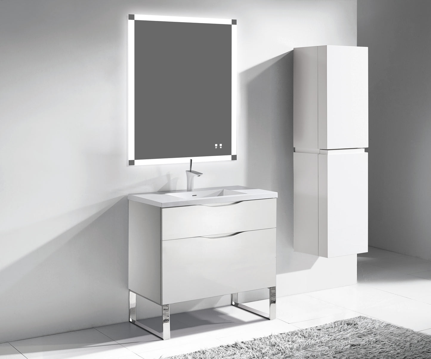 Milano 42" Free Standing Vanity Cabinet