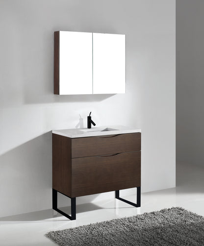 Milano 42" Free Standing Vanity Cabinet
