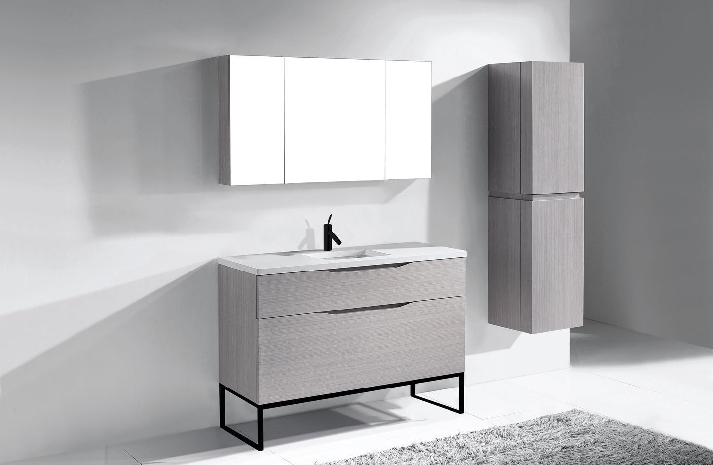 Milano 48C" Free Standing Vanity Cabinet