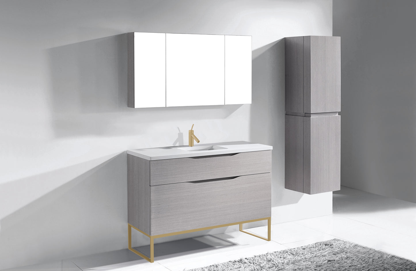 Milano 48C" Free Standing Vanity Cabinet