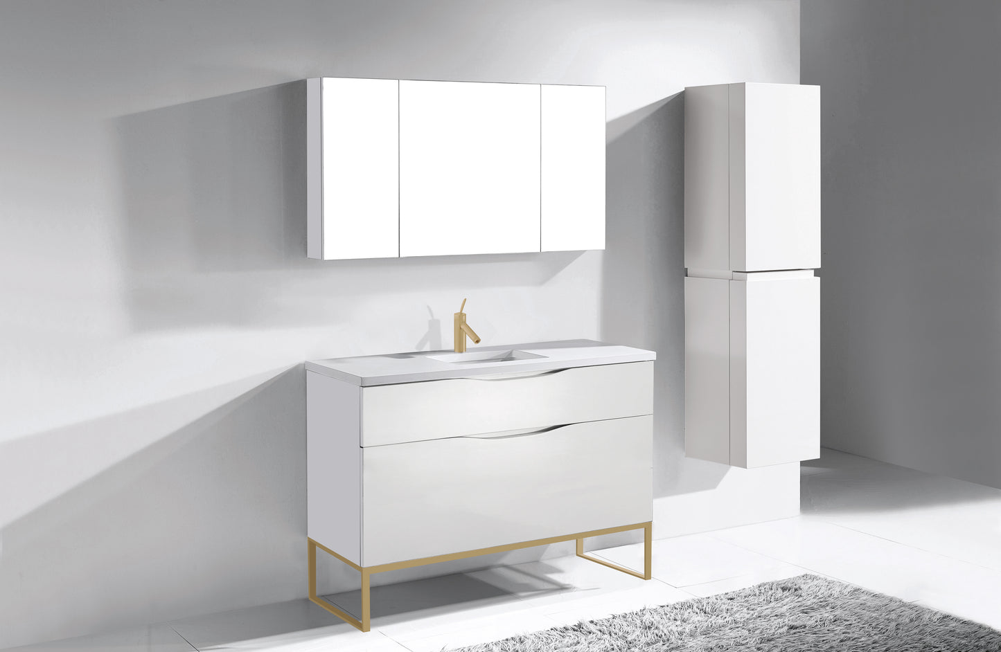 Milano 48C" Free Standing Vanity Cabinet