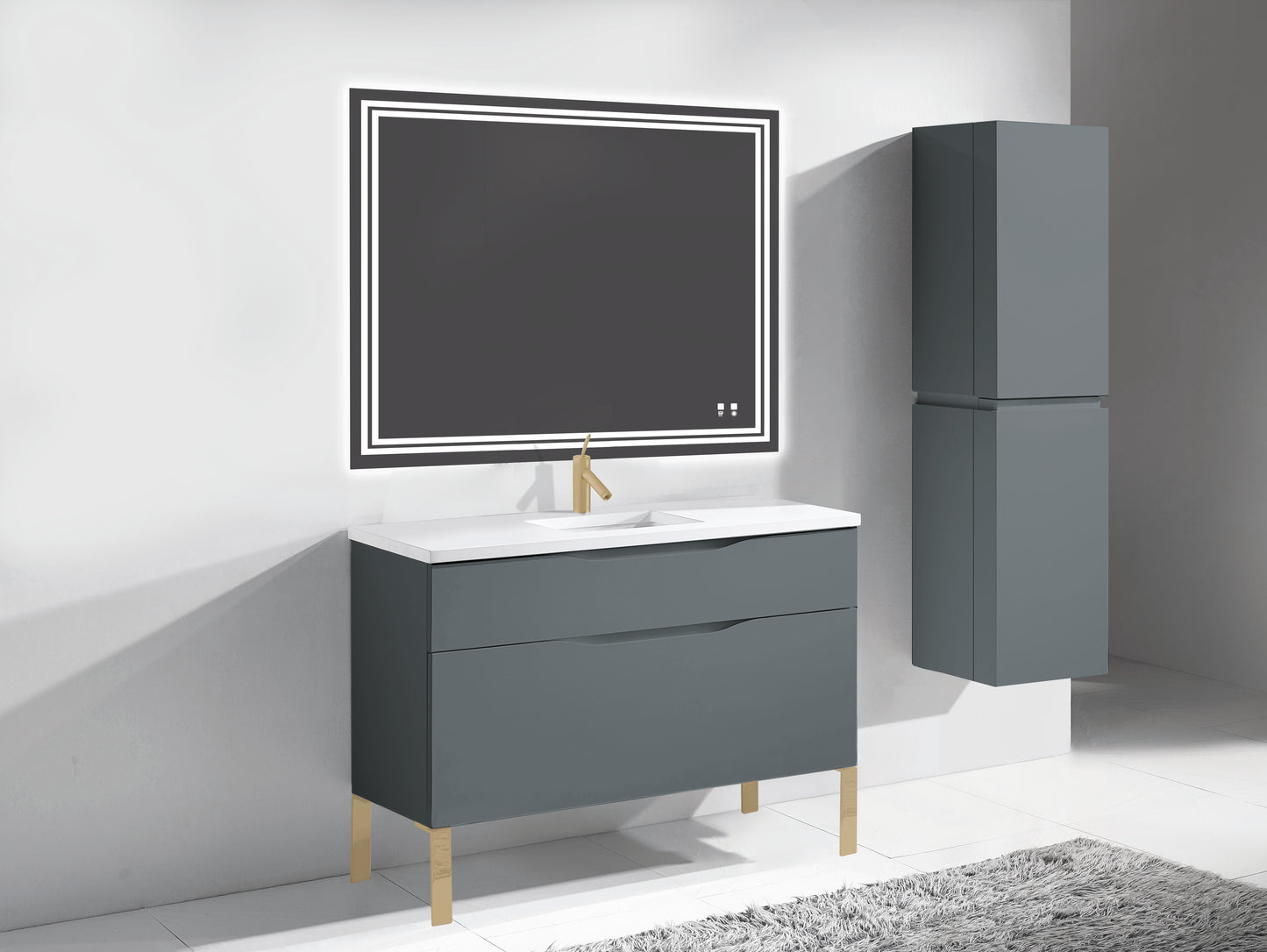 Milano 48C" Free Standing Vanity Cabinet