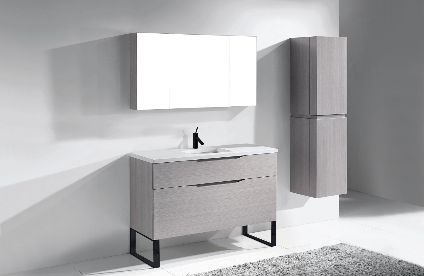 Milano 48C" Free Standing Vanity Cabinet