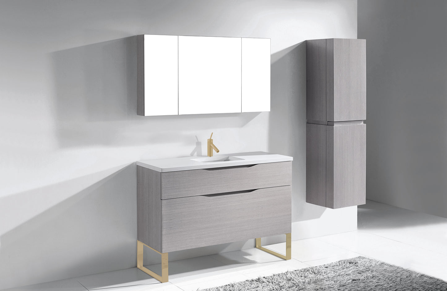 Milano 48C" Free Standing Vanity Cabinet