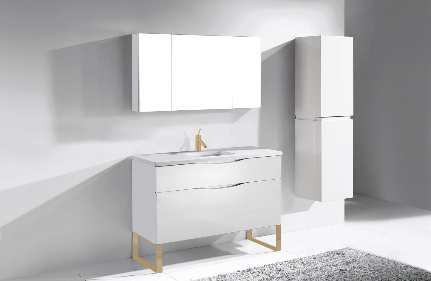 Milano 48C" Free Standing Vanity Cabinet