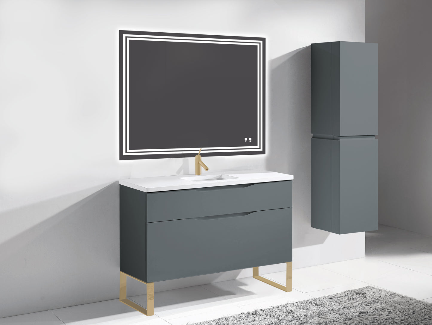 Milano 48C" Free Standing Vanity Cabinet