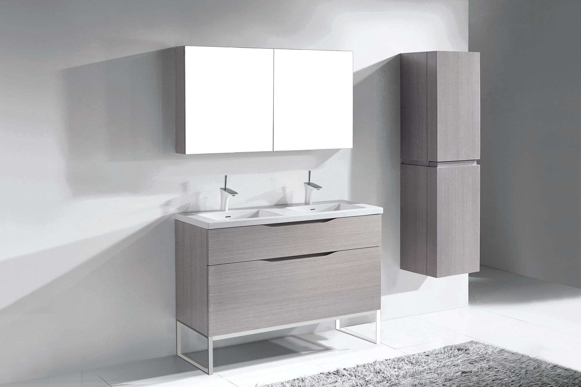 Madeli Milano 48D" Free Standing Vanity Cabinet