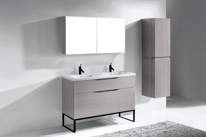 Milano 48D" Free Standing Vanity Cabinet