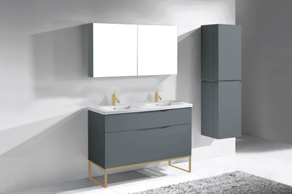 Milano 48D" Free Standing Vanity Cabinet