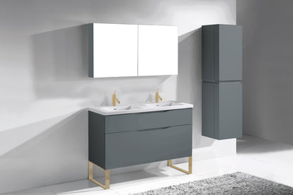 Milano 48D" Free Standing Vanity Cabinet