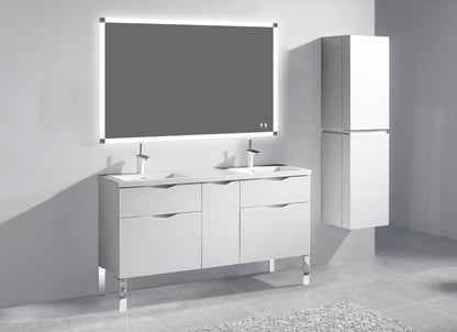 Milano 60D" Free Standing Vanity Cabinet