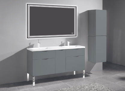 Milano 60D" Free Standing Vanity Cabinet