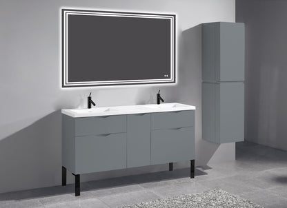 Milano 60D" Free Standing Vanity Cabinet