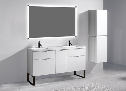 Milano 60D" Free Standing Vanity Cabinet